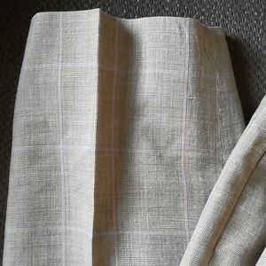 Talbots light brown silk and linen slacks  Size 10